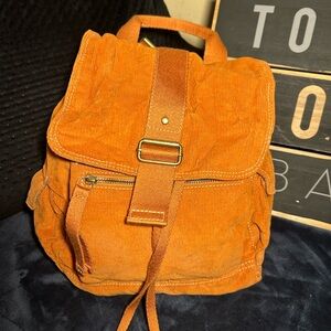 Fossil Corduroy Backpack
